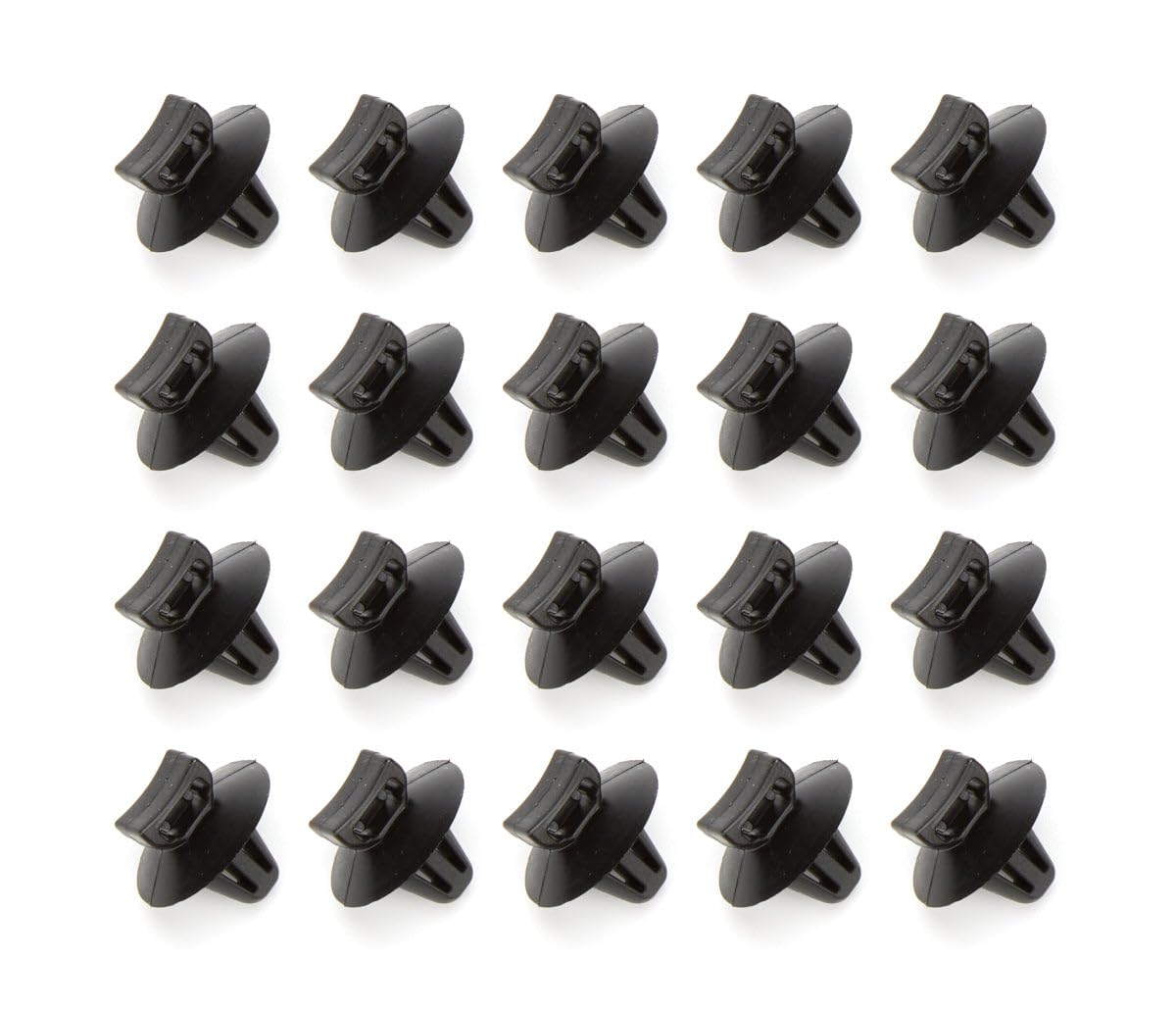 72010 Painless Performance Cable Tie Clips with Mount for 1/4" Hole, 20-Pack