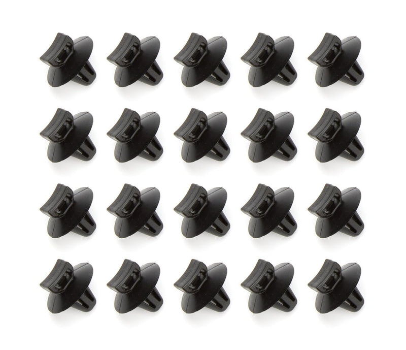 72010 Painless Performance Cable Tie Clips with Mount for 1/4" Hole, 20-Pack