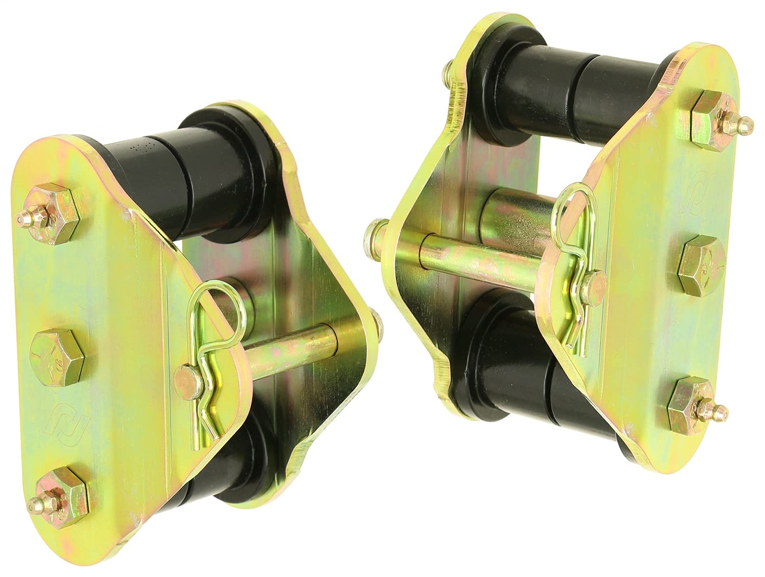 RockJock Heavy Duty CE-9038P Leaf Spring Shackles Fits 87-95 Wrangler (YJ)