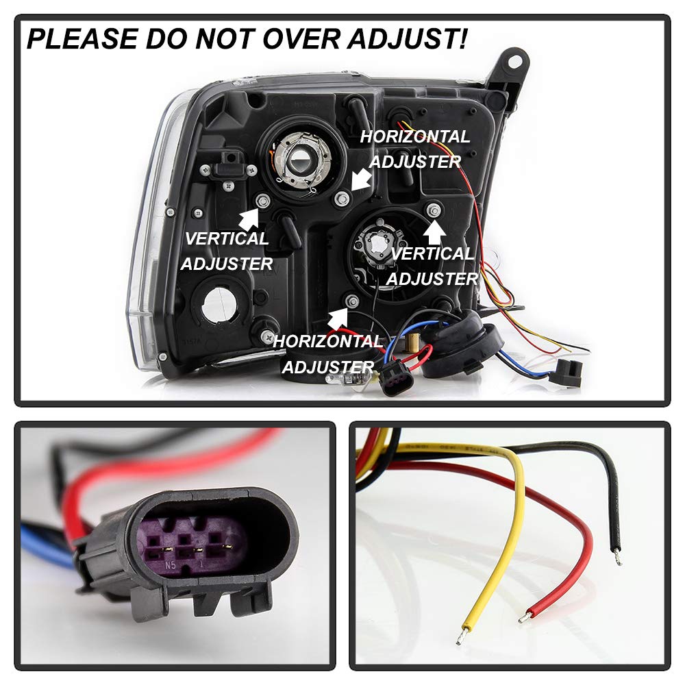 Projector Headlight Spyder - (PRO-YD-DR09V2-SB-BK)