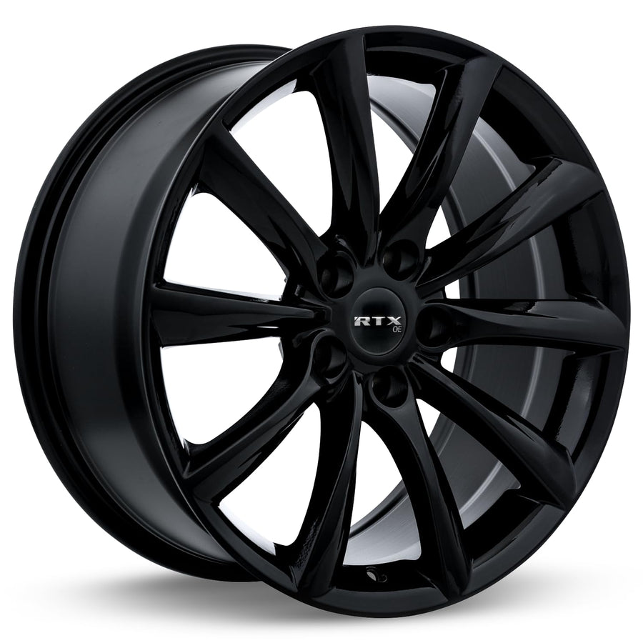 ALTO RTX Custom Wheel - 18x8.5, 35 Offset, 5x114.3 Bolt Pattern, 64.1mm Hub - Gloss Black Rim