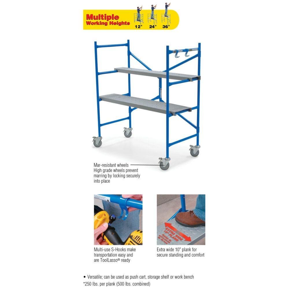 500-Pound Capacity Portable Werner Scaffold PS48