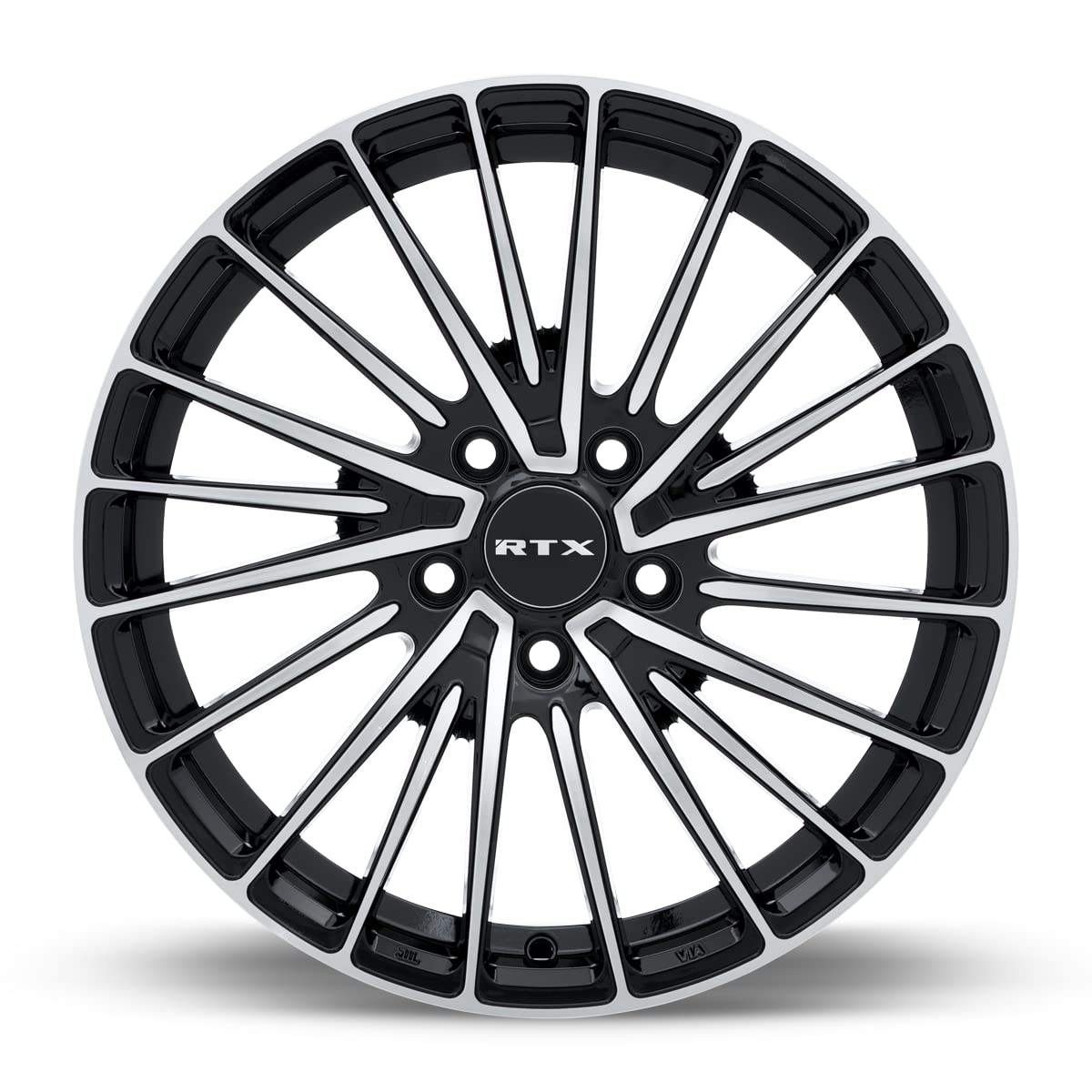 083051 RTX®, Gloss Black Machined, Polar, 17x7.5 5x114.3 ET40 CB73.1