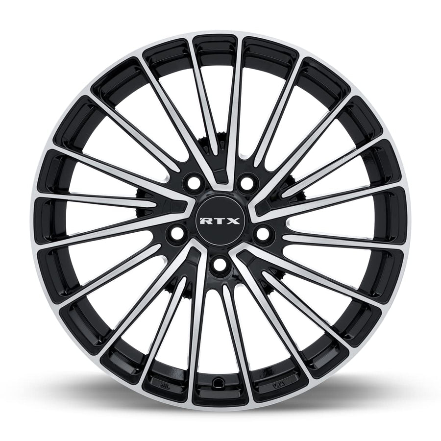 083051 RTX®, Gloss Black Machined, Polar, 17x7.5 5x114.3 ET40 CB73.1