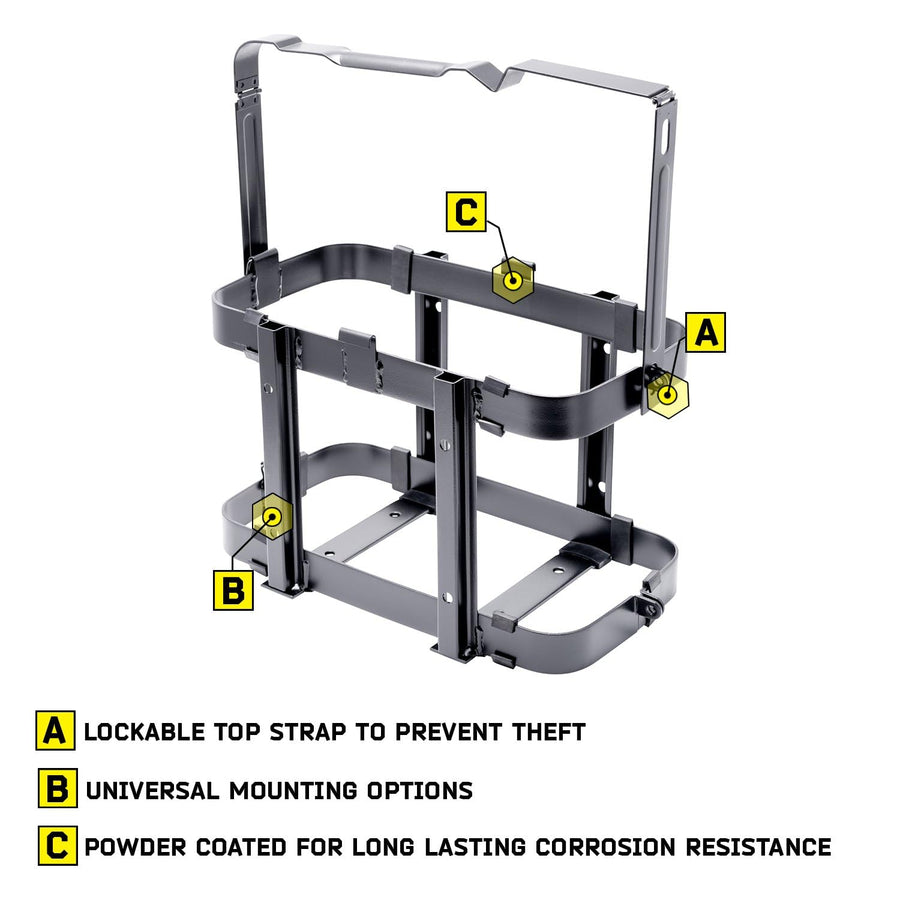 JERRY GAS CAN HOLDER Smittybilt - SB2798