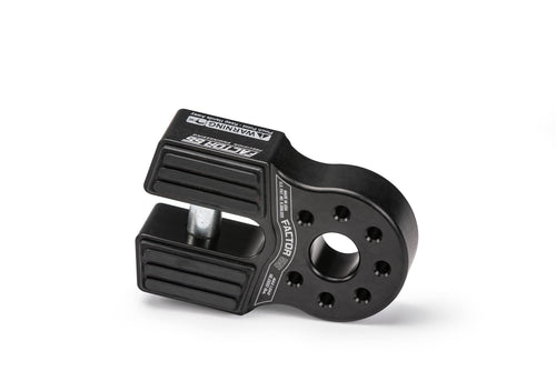 Factor 55 Winch Flatlink Shackle Mount, Designed for use Steel or Synthetic Ropes up to 6,000 lbs - Black