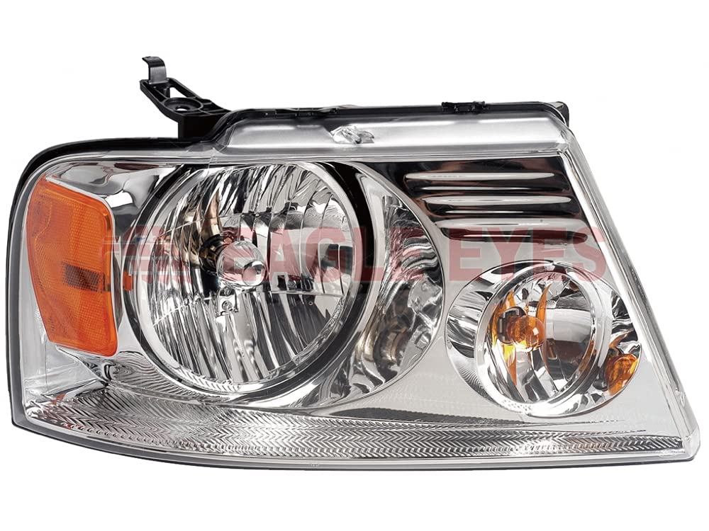 FR390-B001R Eagle Eyes Passenger Headlamp Assy Fits Ford F-150