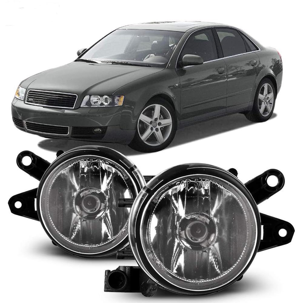 Fog Lights Driving Compatible with [2002 2003 2004 2005 Audi A4] Winjet