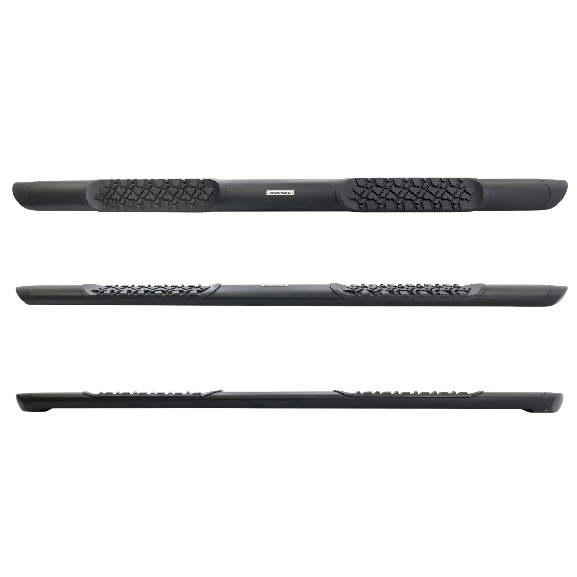V-Series V3 Side Step Go Rhino Side Steps | 80" Aluminium, Textured Black | V300080T
