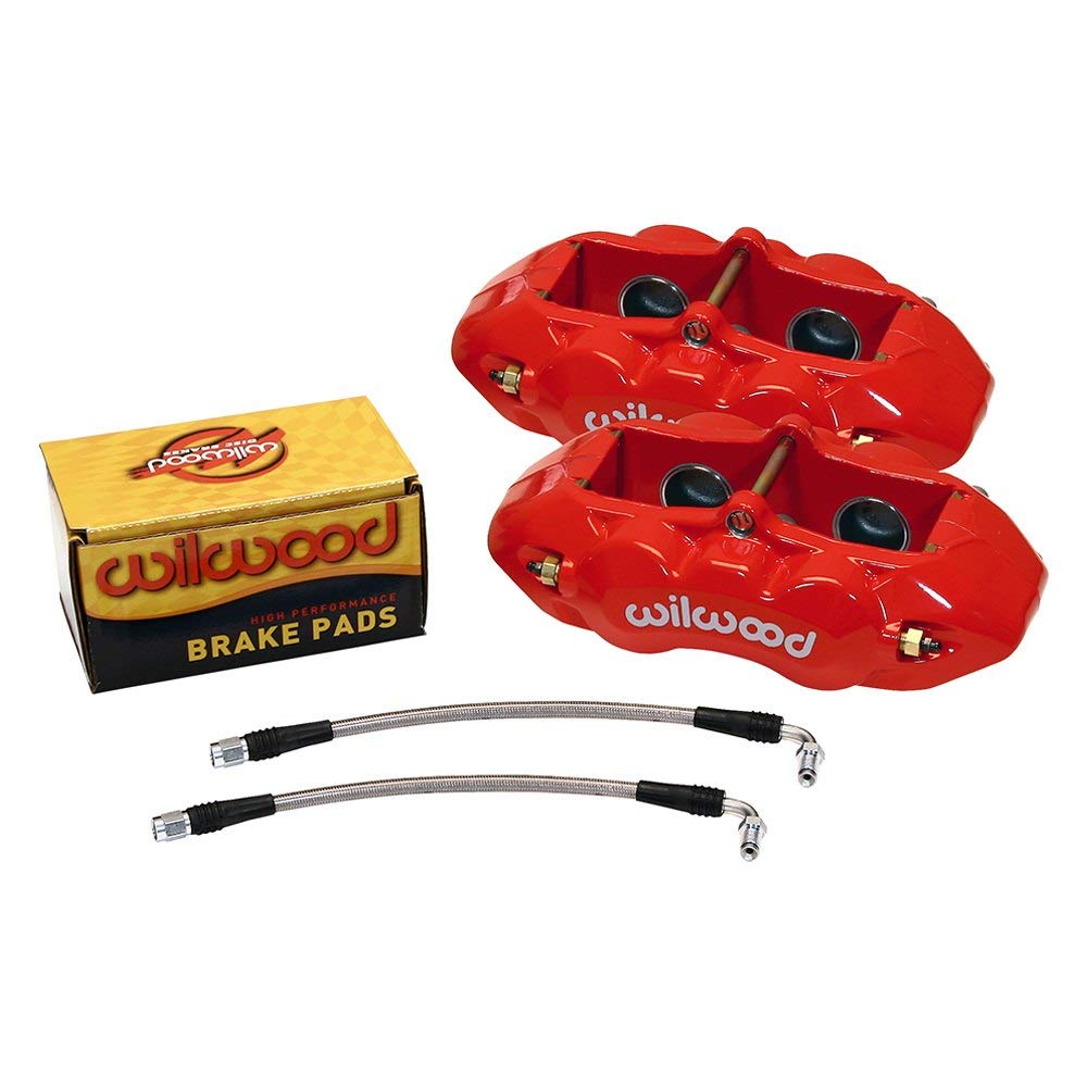Rear Wilwood Brake Kit 65-82 Corvette Red Powdercoat
