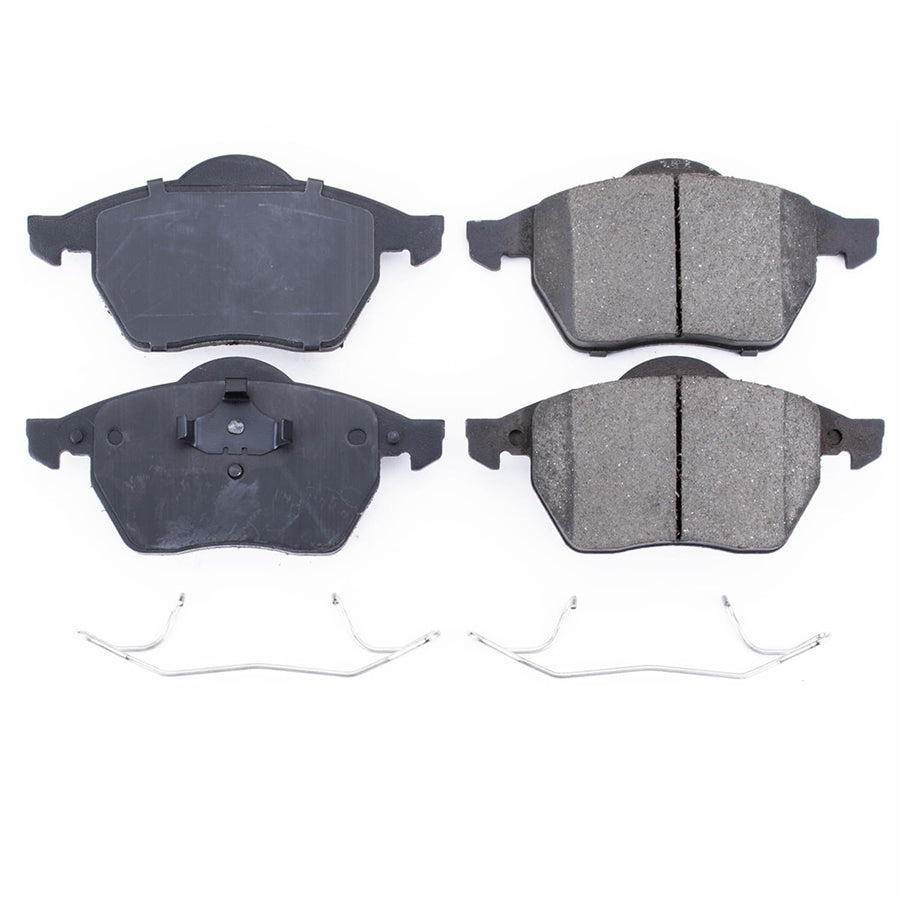 17-687 Power Stop Z17 Front Ceramic Brake Pads with Hardware For Audi TT, Audi TT Quattro, VW Golf, VW Jetta, VW Passat [Model Specific]