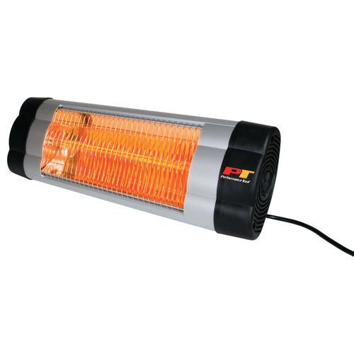 1500 Watt Performance Tool W5008 Infrared Heater, Adjustable, Water-Resistant To Keep Garages and Workspaces Warm