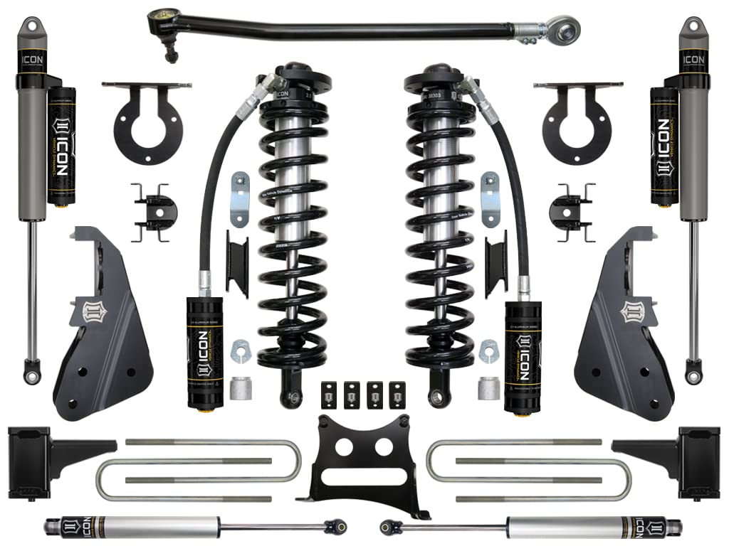Stage 3 Suspension System, ICON 4-5.5" Lift, Compatible with 2017-2022 Ford F250/F350, K63153