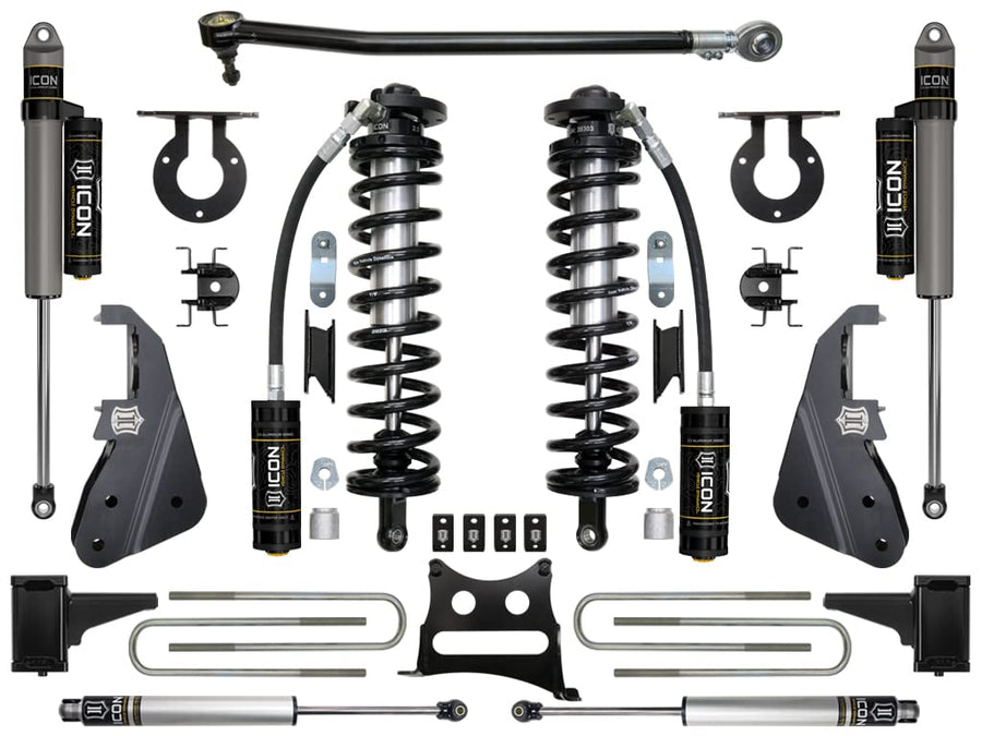 Stage 3 Suspension System, ICON 4-5.5" Lift, Compatible with 2017-2022 Ford F250/F350, K63153