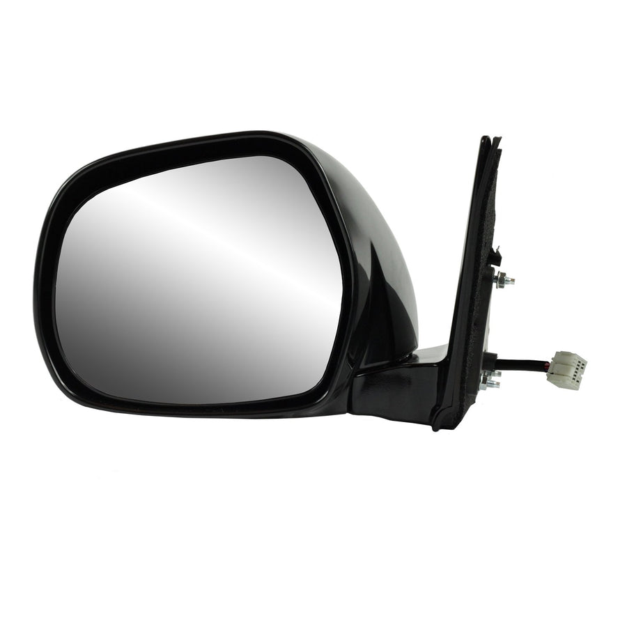 Driver Side Fit Mirror for Lexus GX470, Black w/PTM Cover, w/Memory, Foldaway, Heated Power
