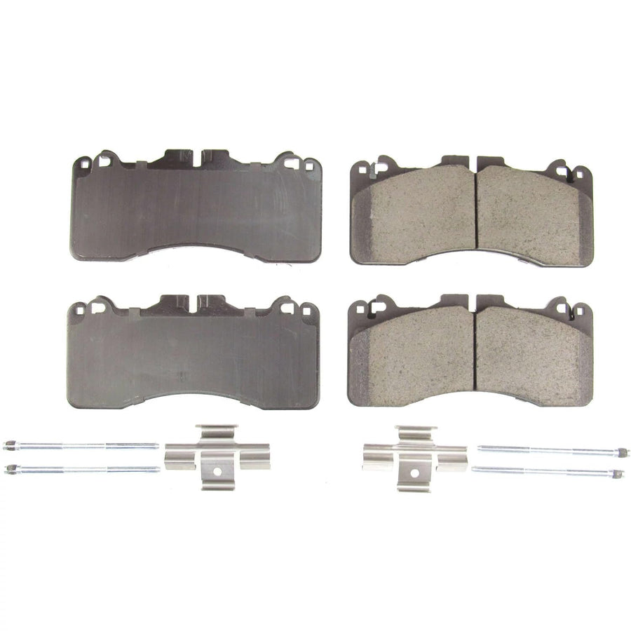 Power Stop Front Brake Kit For Lexus LS460 2010-17 |GS F 2016-20 |RC F 2015-25 - Ceramic Brake Pads With Installation Hardware, 17-1440