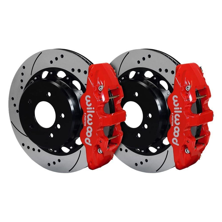 Rear AERO4 Kit,14.00, Drilled, Red