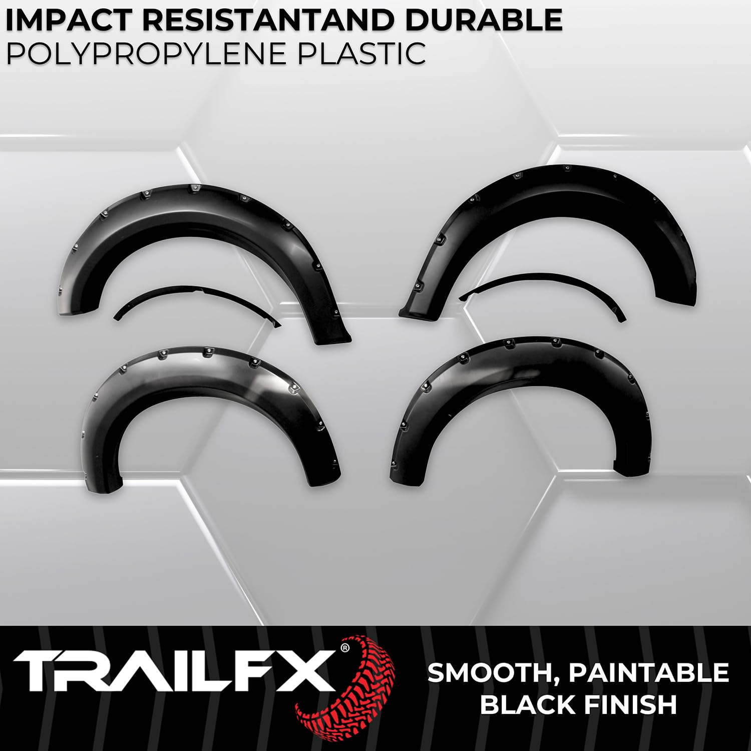 Pocket Style Flare Smooth Set Of 4 Trailfx TFF3002S