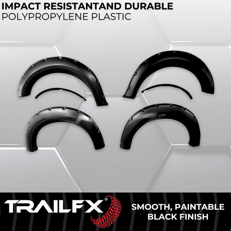 Pocket Style Flare Smooth Set Of 4 Trailfx TFF3002S