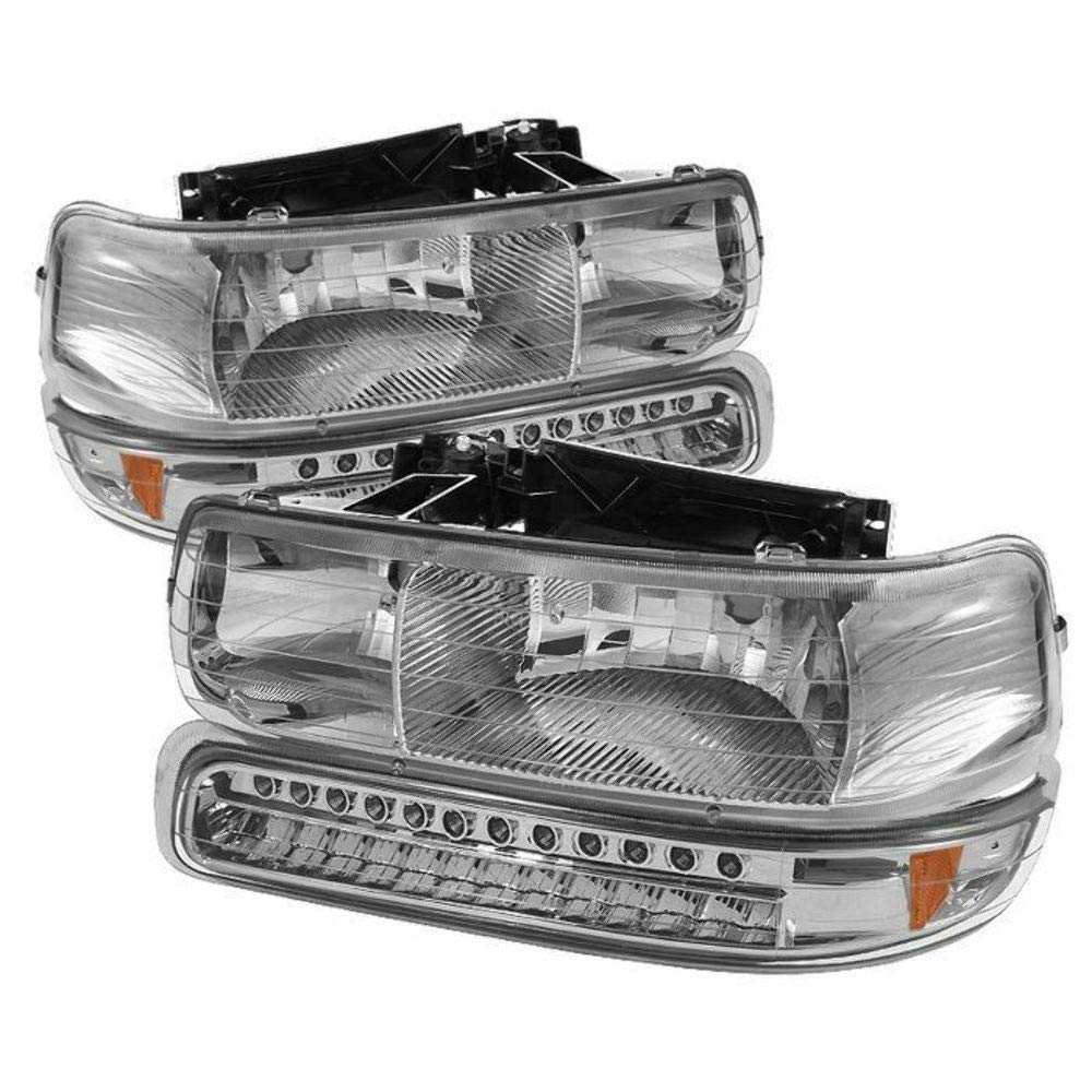 Headlight Spyder Auto HD-JH-CSIL99-LED-SET-C with LED Bumper Light