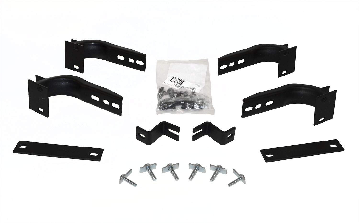OE Xtreme Go Rhino Brackets | Mild Steel, Textured Black | 6842395 | Fits 2010-2014 Dodge Durango; 2011-2020 Jeep Grand Cherokee