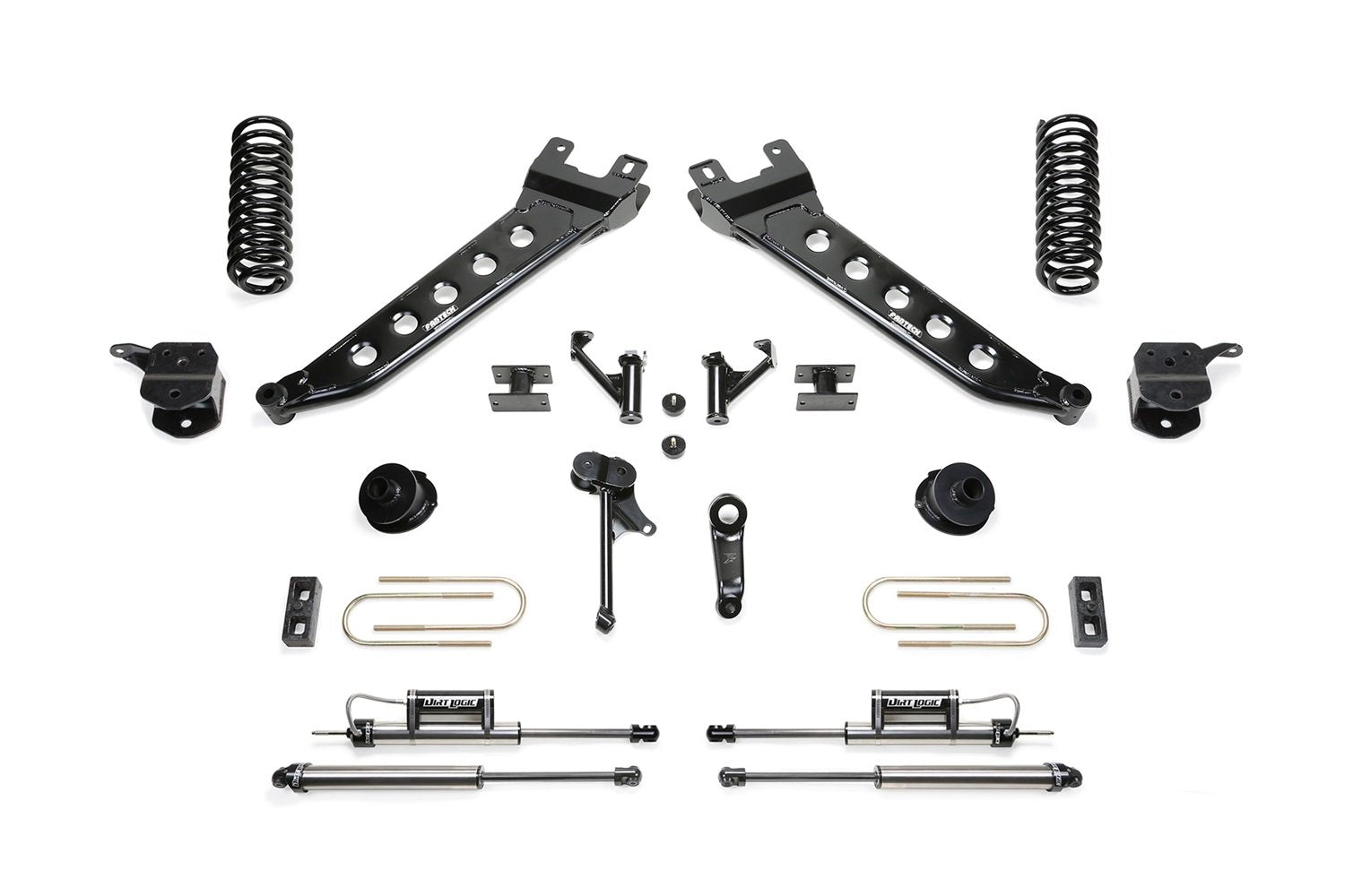 Fabtech Radius Arm Lift System K3147DL 7 in. Lift Incl. 2.25 DLSS Shocks