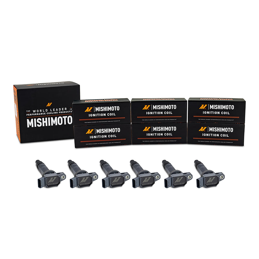 Mishimoto Coil Pack Ignition, Compatible with Toyota Tacoma 4.0L, 2005-2015, Set of 6