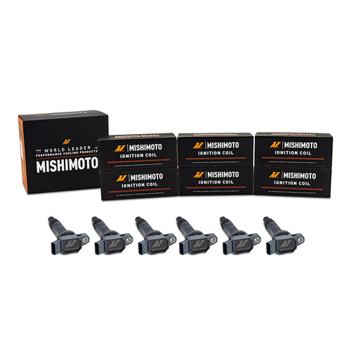 Mishimoto Coil Pack Ignition, Compatible with Toyota Tacoma 4.0L, 2005-2015, Set of 6