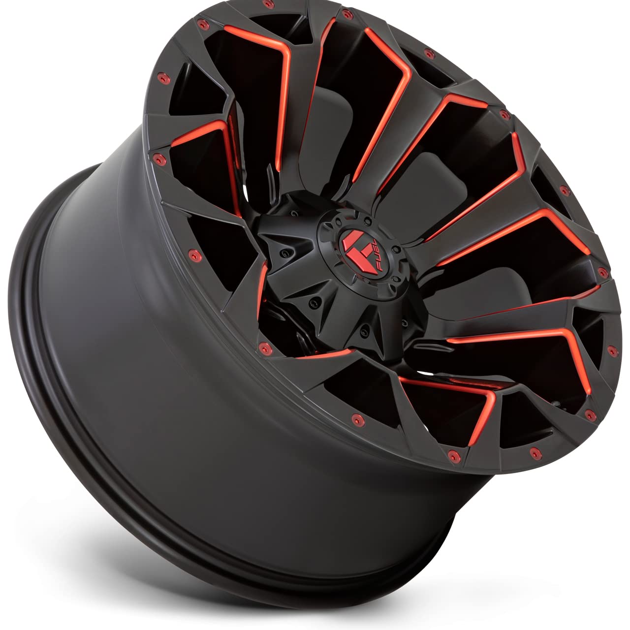 1PC Fuel D787 17X8.5 6X135/5.5 M-BLK RD-MILL 14MM - D78717859852
