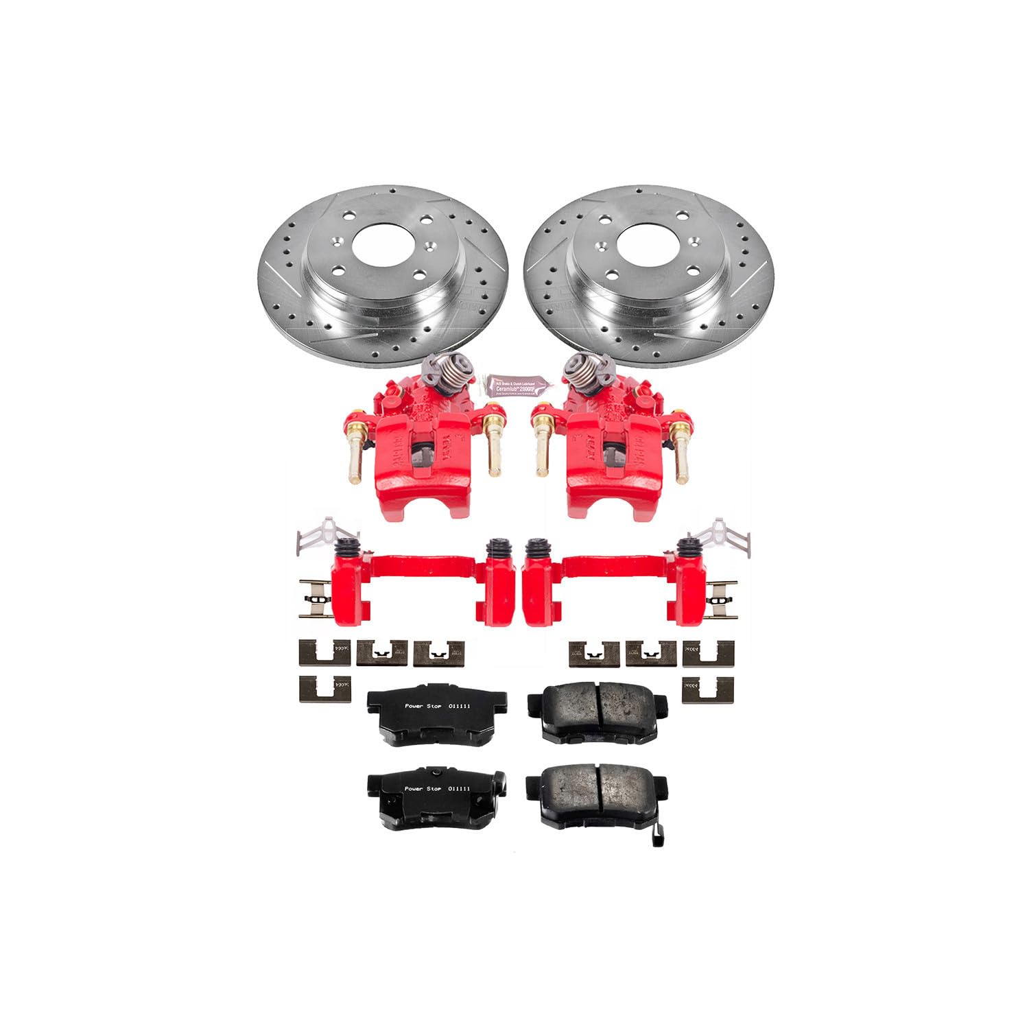 Power Stop Z23 Evolution Sport Brake Kit with Calipers For G37 INFINITI 2008-2013, Q60 INFINITI 2014-2015, Nissan 370Z 2009-2019 [Model Specific]