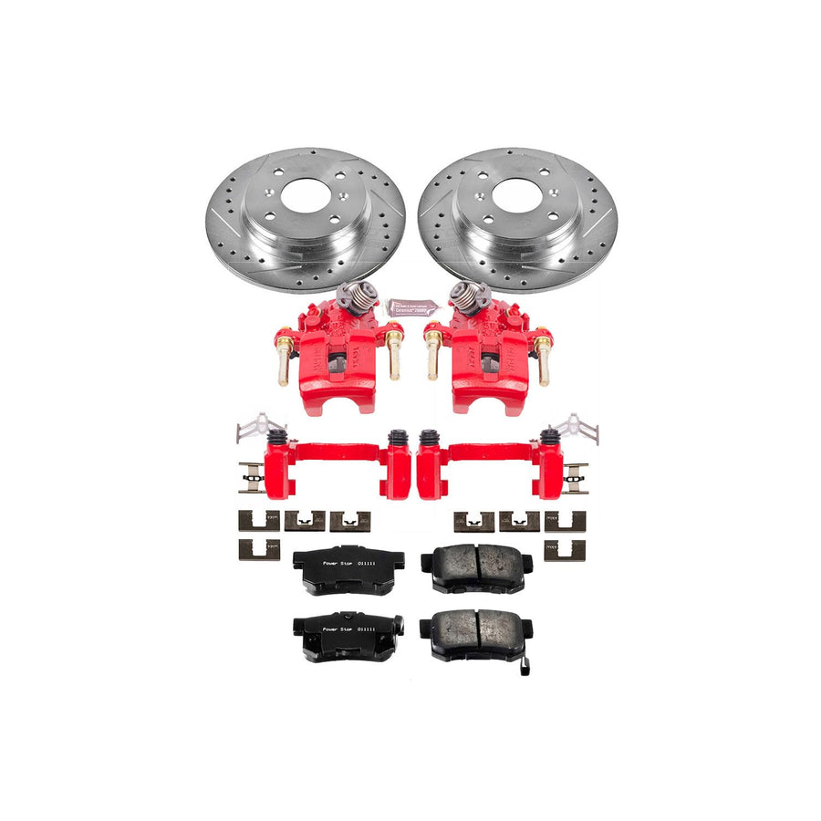 Power Stop Z23 Evolution Sport Brake Kit with Calipers For G37 INFINITI 2008-2013, Q60 INFINITI 2014-2015, Nissan 370Z 2009-2019 [Model Specific]