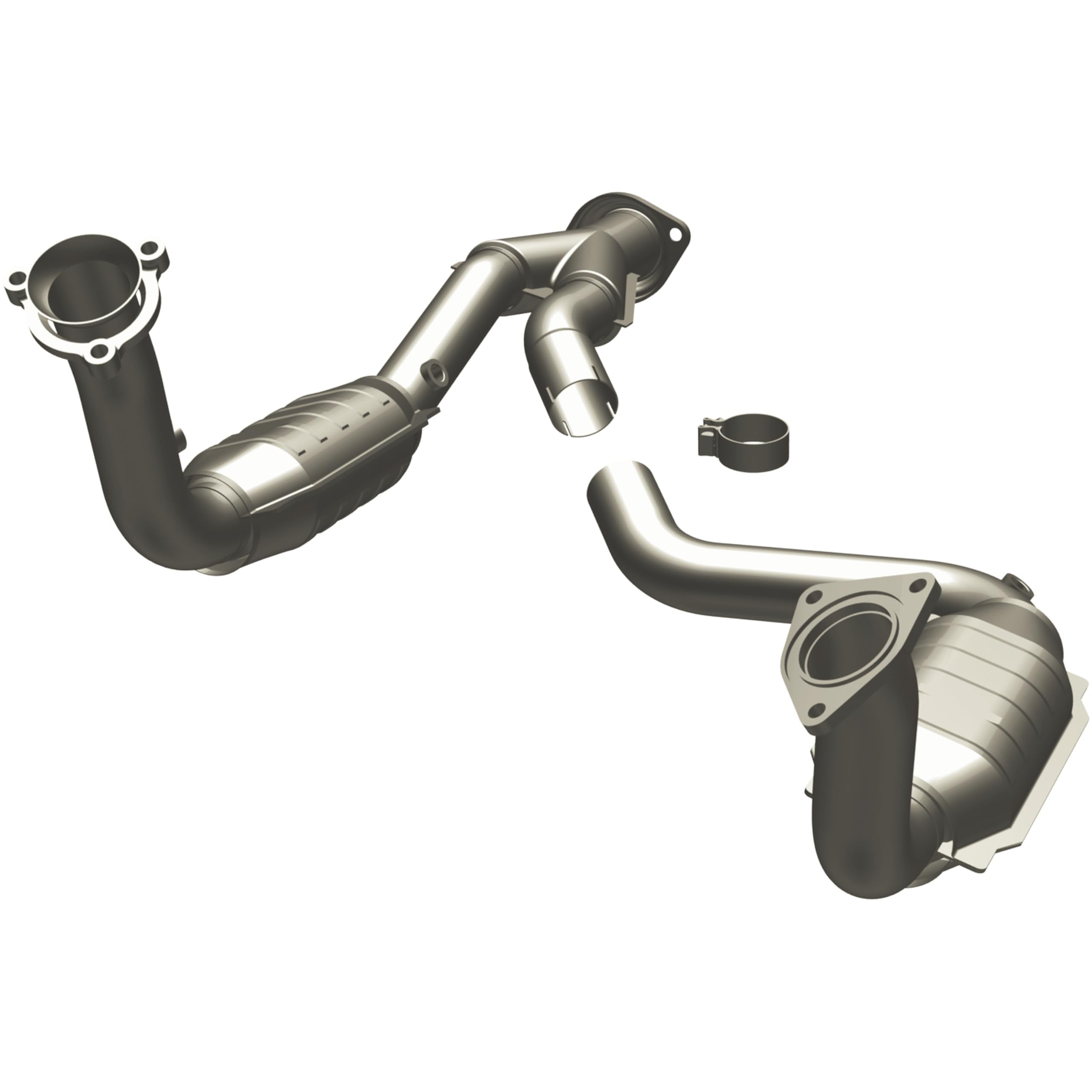 Large MagnaFlow Stainless Steel Direct Fit Catalytic Converter 49580