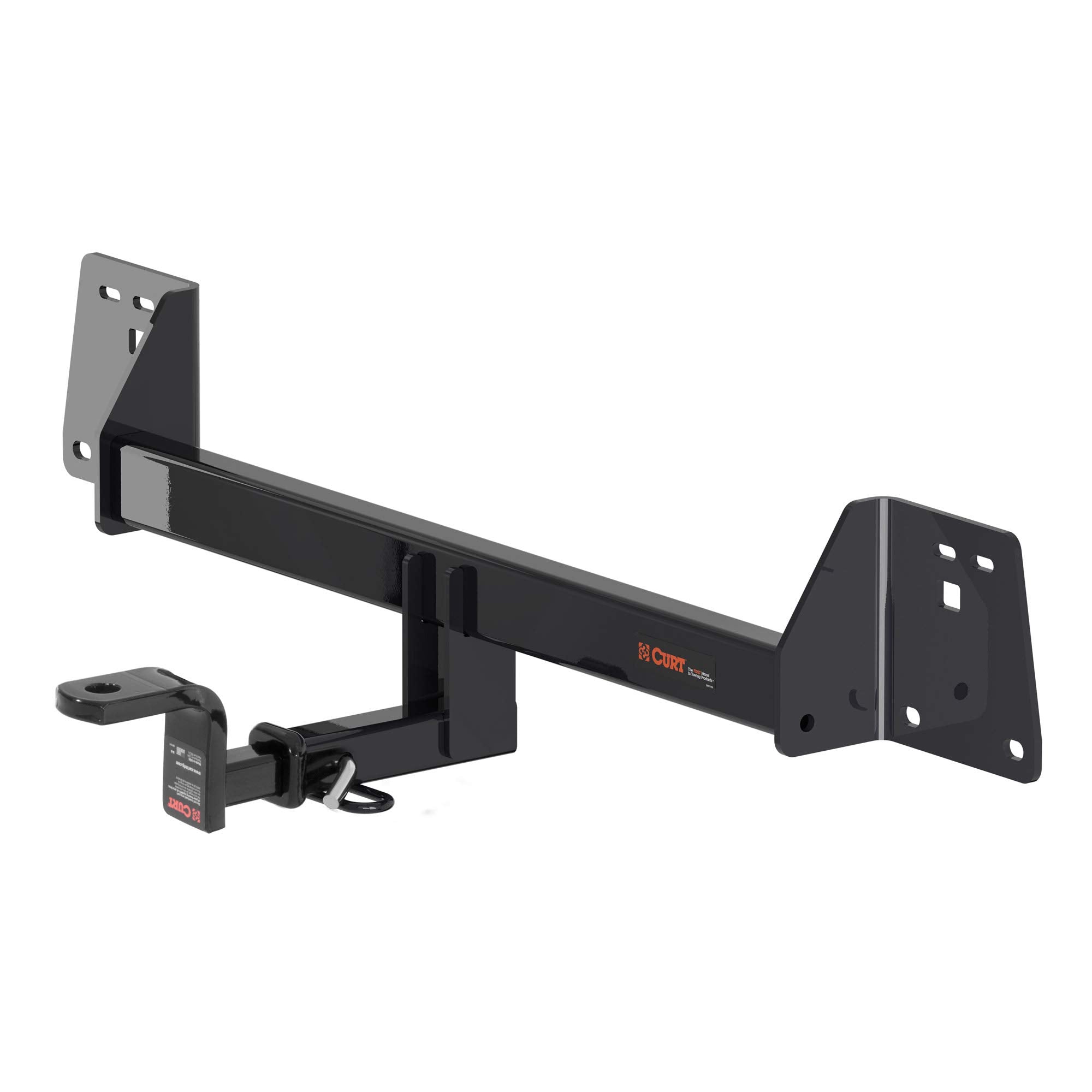 CURT Class 1 Trailer Hitch with Ball Mount, 1-1/4-In Receiver, Fits Prius Select Toyota, Prime