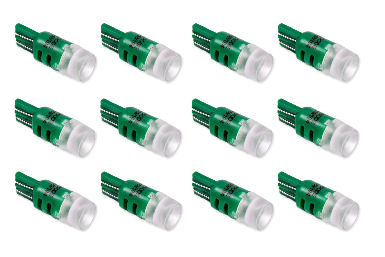 HPHP3 LED 194 Bulb Green Set of 12 Diode Dynamics