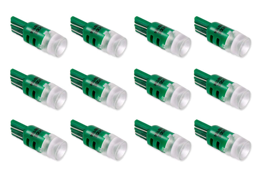 HPHP3 LED 194 Bulb Green Set of 12 Diode Dynamics