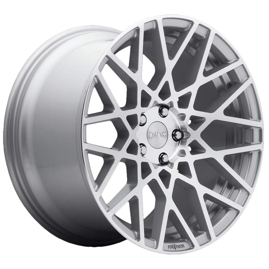 R110 Rotiform 20X10 5X112 GL-SLVR-MACH 35MM - R110200043+35