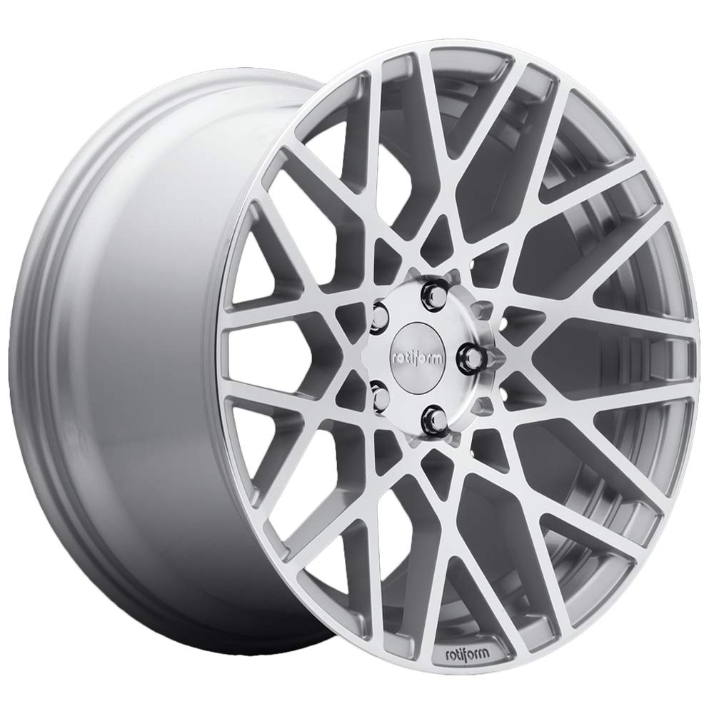 R110 Rotiform 20X10 5X112 GL-SLVR-MACH 35MM - R110200043+35