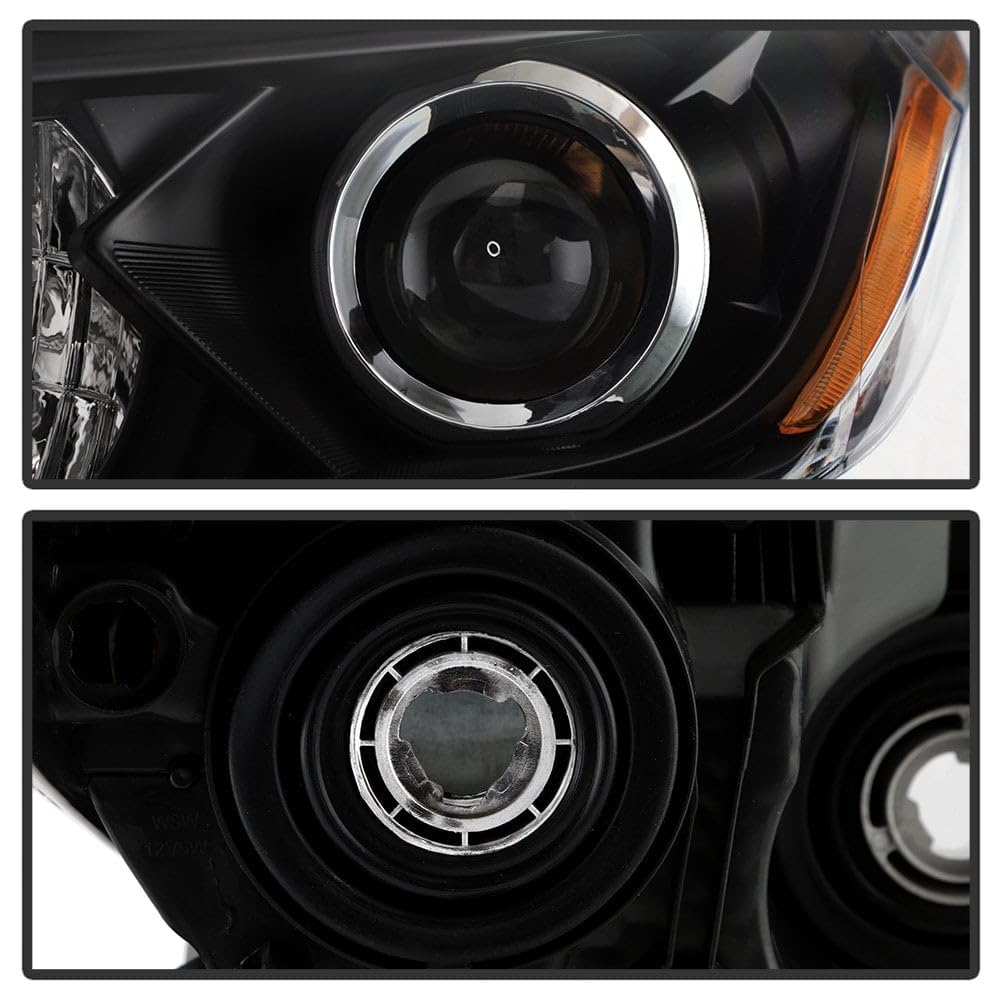 (xTune) Nissan Altima 4Dr 16-18 (OE Style) Switch Black LED Signal DRL Halogen Headlights - Low Beam-H11(Included) ; High Beam-H9(Included) ; Signal-LED(Included) - Black