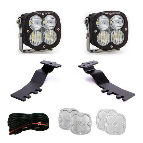 Baja Designs A-Pillar Light Kit XL Sport for Toyota 4Runner 2025+ - 2 PCS LED Lights with Toggle Harness and A-Pillar Mounting Accessories (Driving Combo; Clear)