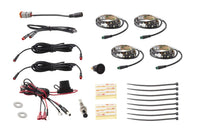 Diode Dynamics RGBW Engine Bay Strip Kit DD0444, 4pc, Multicolor