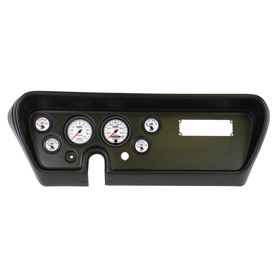 AutoMeter Dash Kit Direct Fit, (3 3/8" X2, 2 1/16" X4), Pontiac GTO 66, Phantom Ii (2111-10)