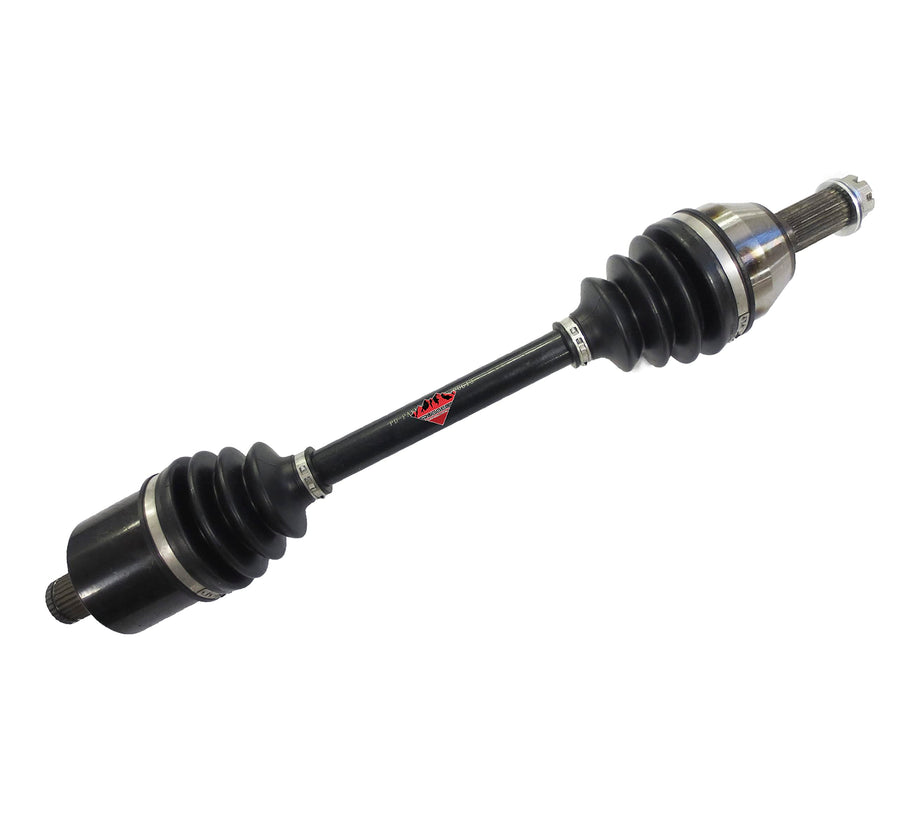 Front Left/Right Rugged Performance Axle for Polaris Ranger 500/700/XP, 2x4/4x4/6x6, CNC Precision Components, Stainless-Steel Clamps Coated for Protection (See Fitments in Description) OEM: 1332423