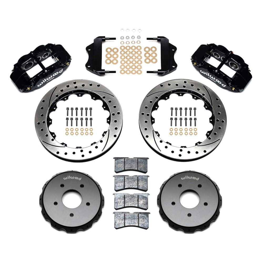 140-8753-D WILWOOD FNSL6R Front Hat Kit, 13.06", Drilled 2004-2006 Pontiac GTO