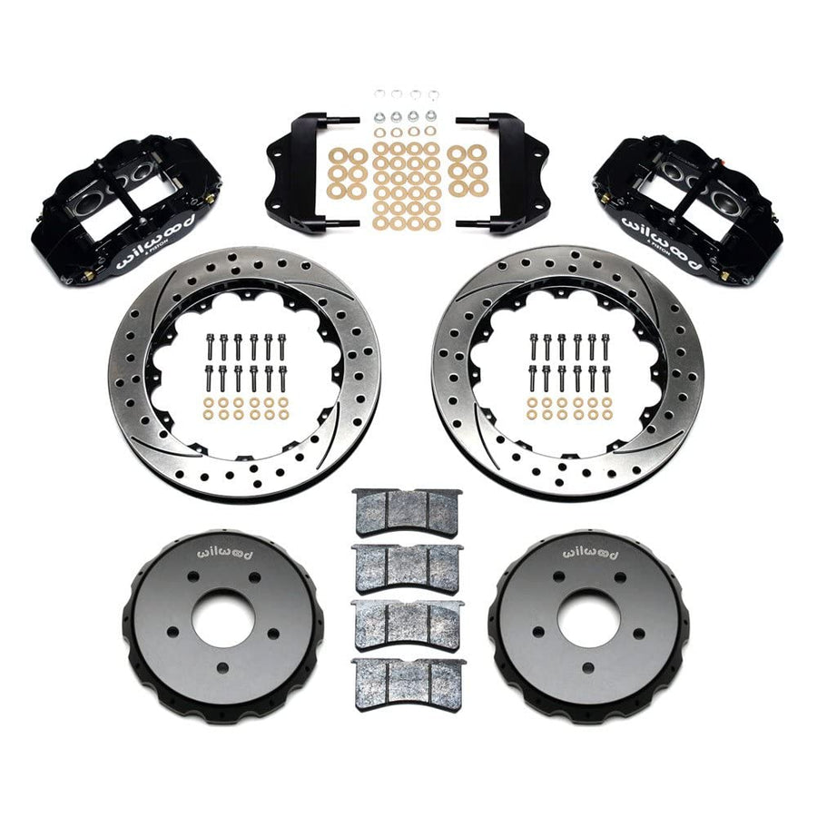 140-8753-D WILWOOD FNSL6R Front Hat Kit, 13.06", Drilled 2004-2006 Pontiac GTO