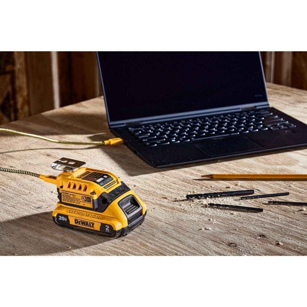 Battery Charger DEWALT and USB Wall Charging Kit (DCB094K)