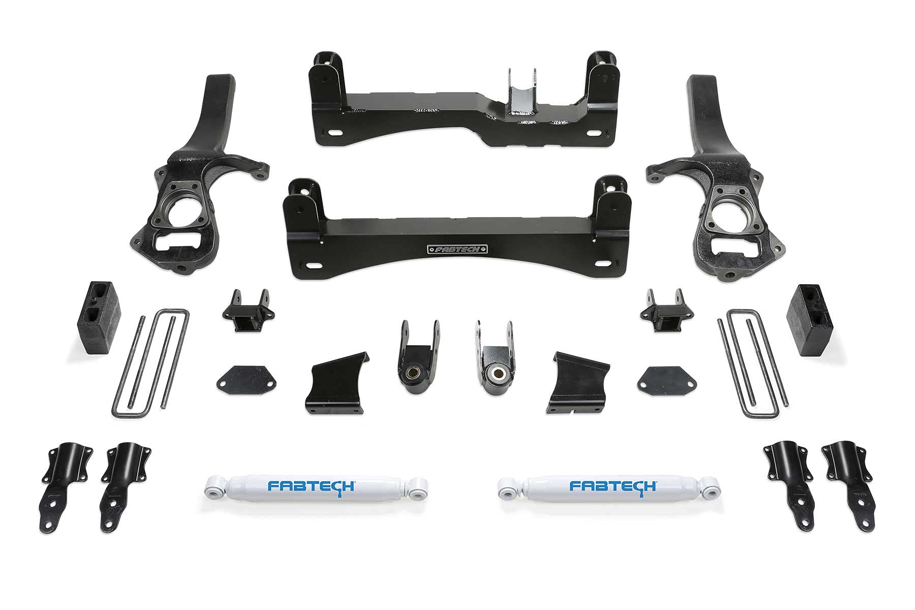 K1150 Fabtech Basic Lift System w/Shocks 6 in. Lift w/Rear Performance Shocks Lift System w/Shocks