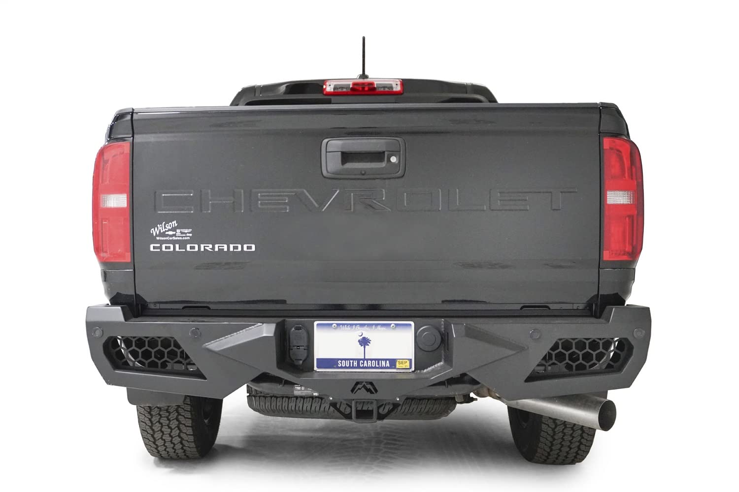 Rear Replacement Bumper Fab Fours Inc. CC21-E3352-1 fits Chevrolet Colorado