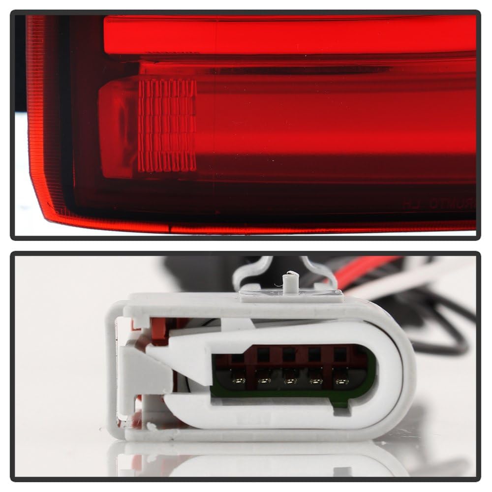 GMC Acadia 17-19 (w/o All Terrain Pkg) Spyder Red Lens LED Tail Light - OE Outer Right