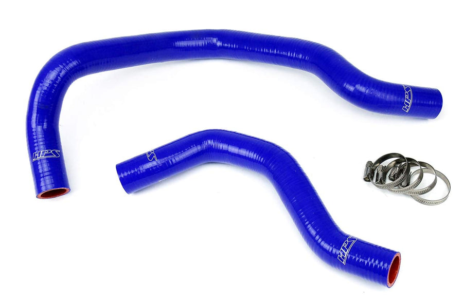 Blue HPS 57-1016-BLUE Silicone Radiator Hose Kit Coolant