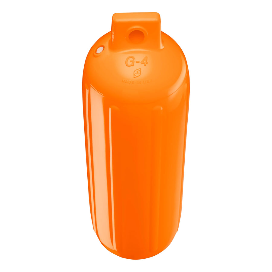 Orange Polyform G-4 Boat Fender